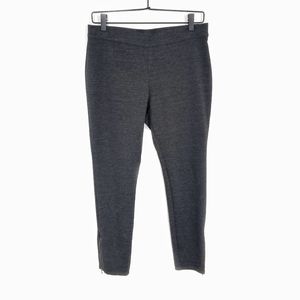 Max Studio Heathered Ankle Zip Leggings
